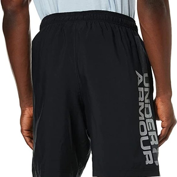 Copy Under Armour | Black Woven Wordmark Shorts - Picture 3 of 8